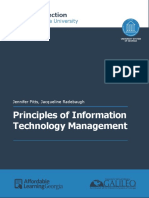 Principles of Information Technology Management