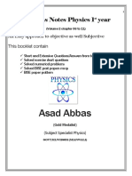 1st Year Physics Al Abbas Notes Volume 2 PDF