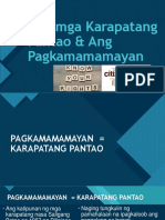 Ang Mga Karapatang Pantao & Ang Pagkamamamayan