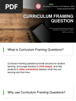 Curriculum Framing Question