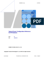 All RRUs Typical Power Configuration