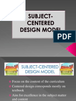 Subject-Centered Design Model