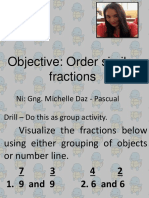 22 - Math - 3rdgrading - Order Similar Fractions