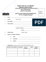 CISCO Application Form PDF