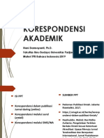 Korespondensi Akademik