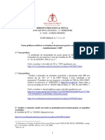 Direito Processual Penal: Casos Práticos sobre Estrutura do Processo e Princípios Constitucionais