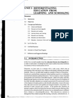 Differentiating Education From Learning and Schooling PDF