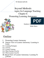 Promoting Learning Autonomy