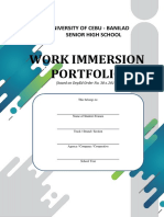 WORK IMMERSION PORTFOLIO Based On DepEd-1-yowwaarrdss