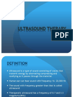 Ultrasound Therapy