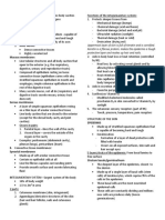 1.2 H. SCI Summary Integumentary System Nervous System