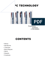 5 Pen PC Technology Powerpoint Presentation