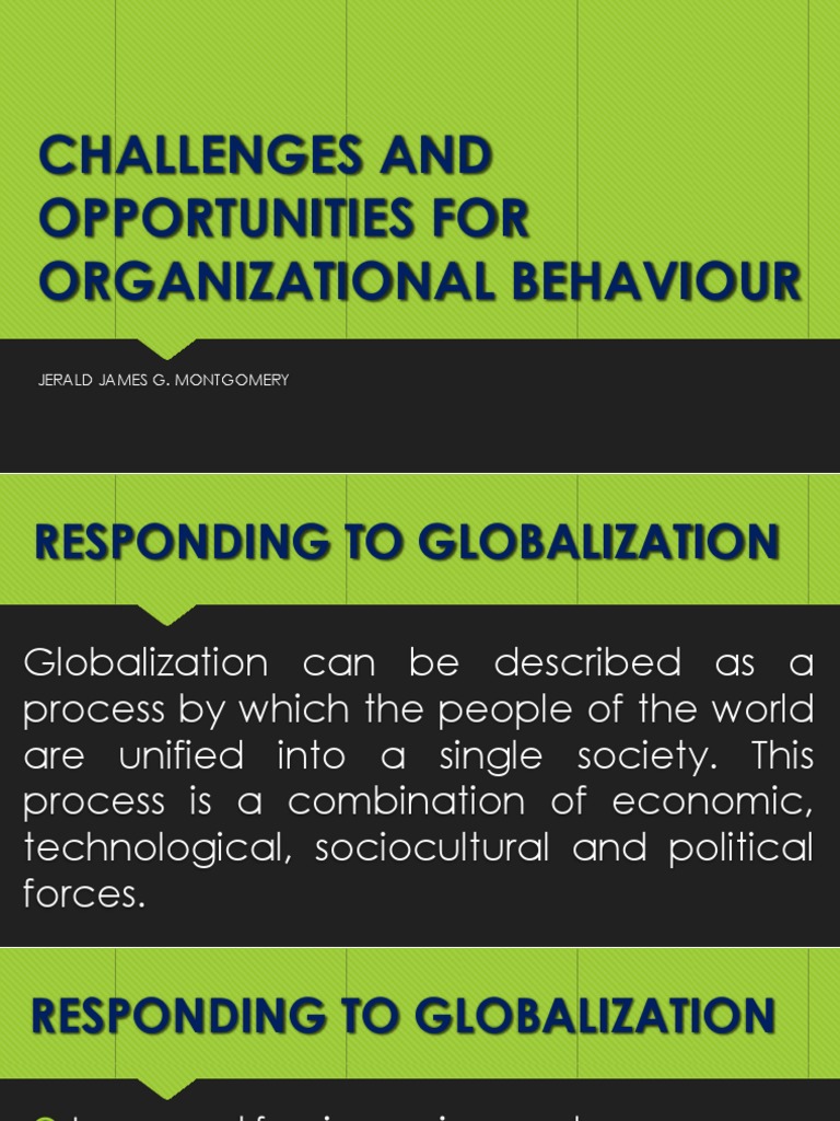 Organizational Behavior in Globalization | PDF | Career & Growth