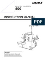 Juki MCS-1500 - Manual
