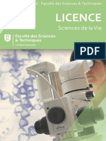 Licence Sciences de La Vie'
