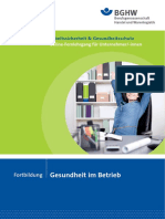BGHW FLG - Heft - Fortbildung - Online - 2019