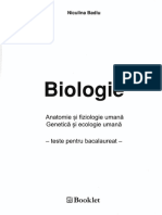 Teste BAC Biologie-Anatomie 2017 PDF