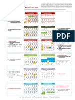 Calendario Laboral Del PAS 2019 PDF