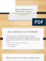 Berburu-Meramu Dan Bercocok Tanam