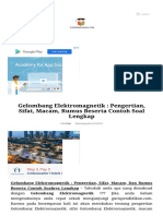 Gelombang Elektromagnetik - Pengertian, Sifat, Rumus, Contoh PDF