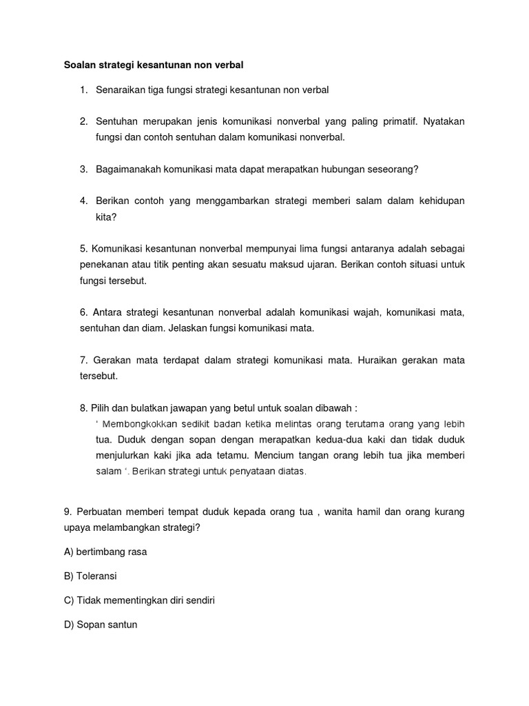 Strategi Non Verbal Pdf