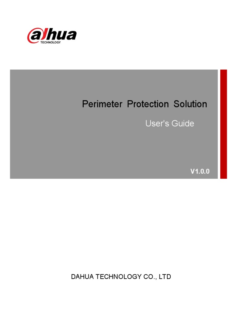 Perimeter Protection Solution Users Guide - v1.0.0 | PDF | Business