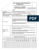 New Course Plan Mech MT-2 Final