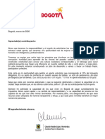 Carta Alcaldesa A Los Contribuyentes 3.0 (Fecha) 2 PDF