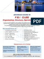 ADVANCED COURSE IN P & I   CLUBS