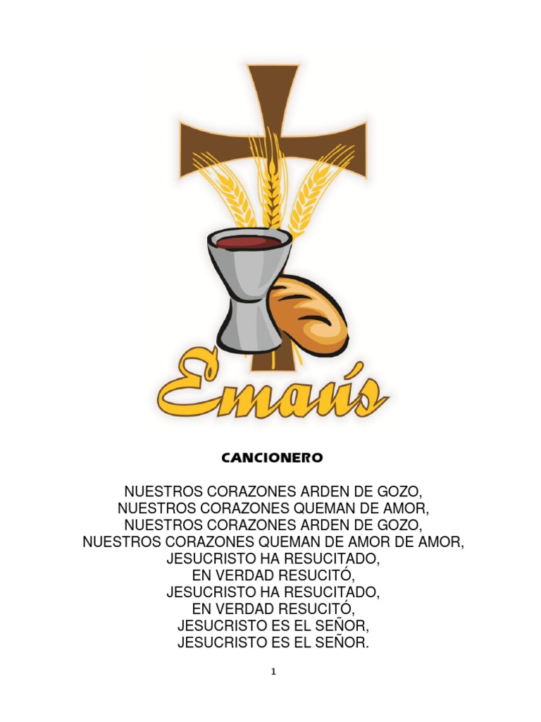 Canciones del Avivamiento de Emaús | PDF | Religión y espiritualidad ...