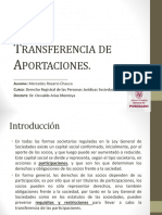 Transferencia de Aportaciones de Una SRL - 1