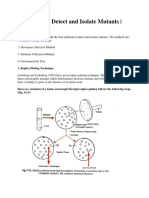 4 Methods To Detect and Isolate Mutants