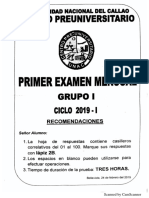 1er examen mensual Cepreunac 2019-I [Grupo I].pdf