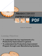 Productivity Improvement: Raden M. Manlambus