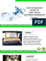 Chn-New Technologies Related To Public Health Electronic Information-Report
