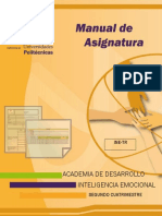 Manual Asignatura Inteligencia Emocional PDF