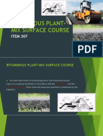 Bituminous Plant-Mix Surface Course