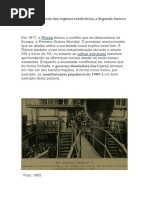 Ascensão e Queda Dos Regimes Totalitários