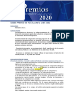 PREMIO MARÍA ORÁN 2020