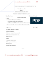 PHD Entrance Test Paper 1 Research Methodology TNU 2018