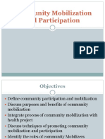 Community Participation and Mobilization Guide