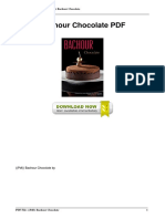 Bachour Chocolate PDF
