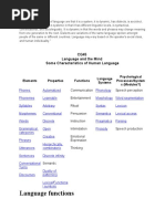 The Five Characteristics of Language Are That It Is A System