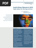 Download South African Telecoms in 2010 High stakes for the big winners - MAY 2010 by Delta Partners SN44880639 doc pdf