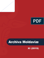 Archiva Moldaviae - Vol. XI - 2019 PDF
