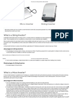 microinverter vs string inverter