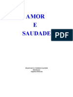 Xavier Candido F Amor E Saudade