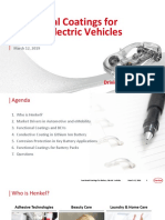 Functional Coatings For Battery Electric Vehicles