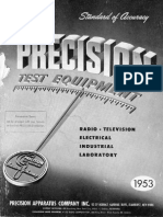 Precision Apparatus Catolog - 1953