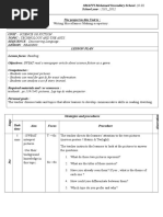 Formal and Informal Letter Writing Plan | PDF | Learning | Lesson Plan